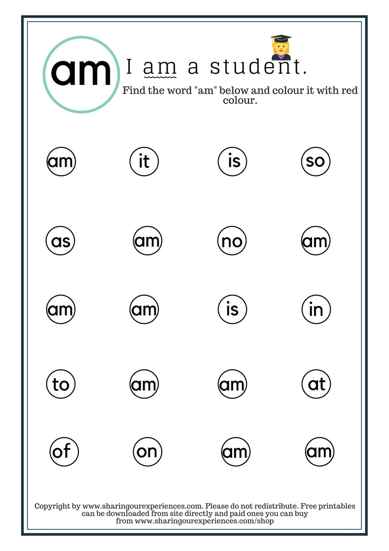 Two Letter Sight Words Worksheets For 35 Yrs And Above  Cover Page  29  Worksheets Printables Worskheets