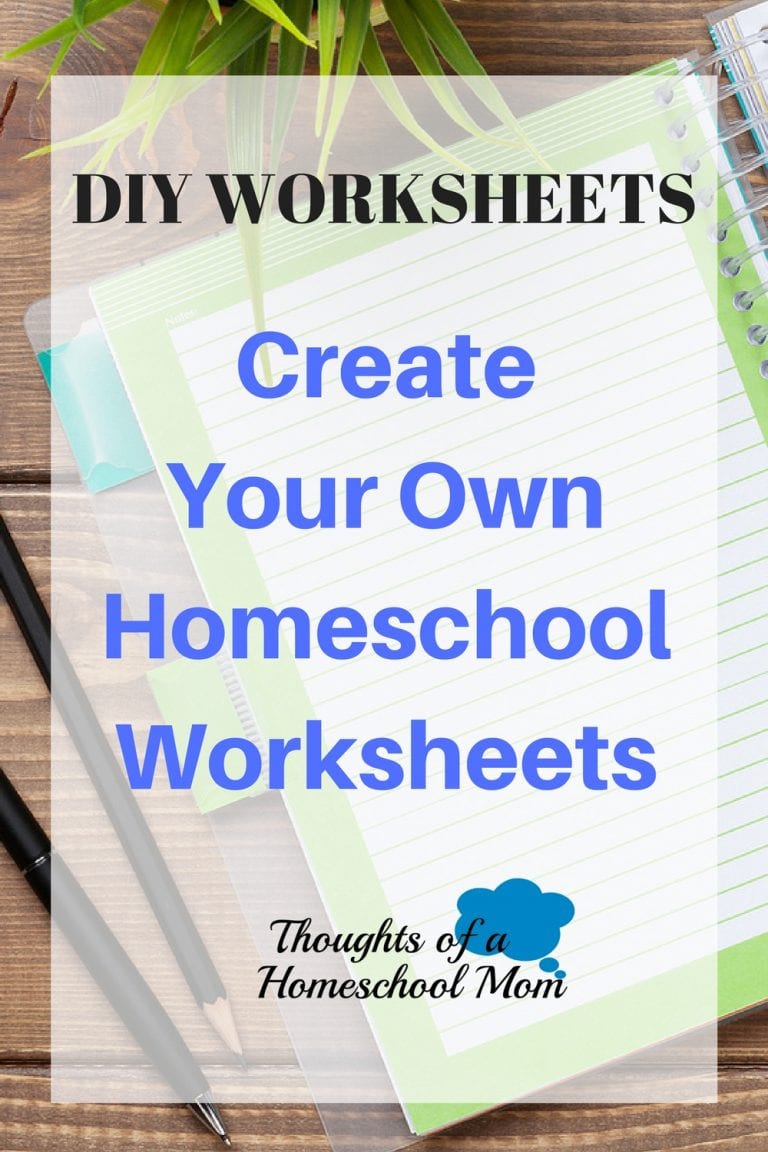 Two Resources For Creating Homeschool Worksheets