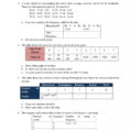 Two Y Frequency Table Worksheet Answers