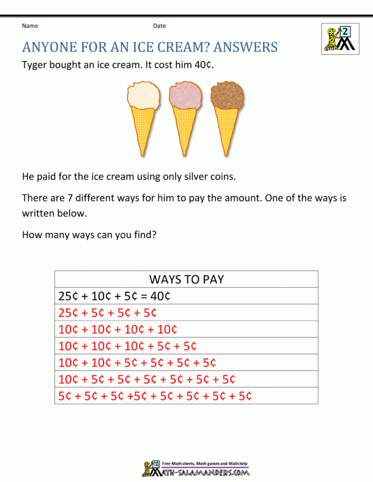 6Th Grade Math Word Problems Worksheets