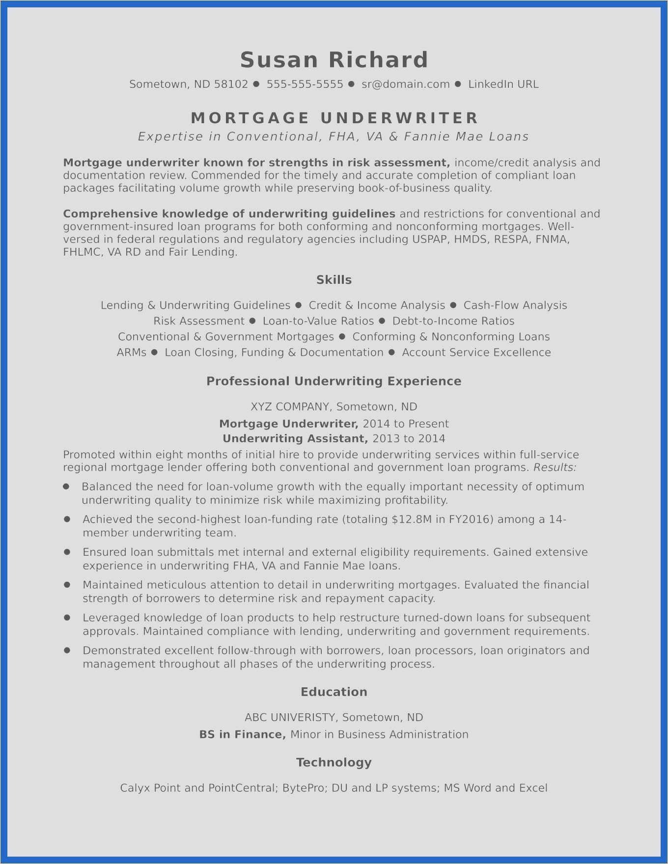Underwriting Income Calculation Worksheet