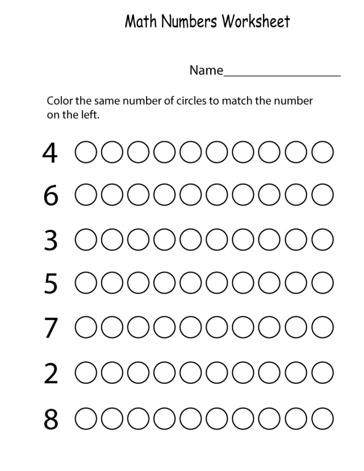 Unforgettable Math Worksheets Kindergarten Numbers 1100