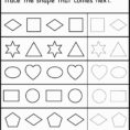 Unique Tracing Shapes Worksheets For Preschool  Fun Worksheet
