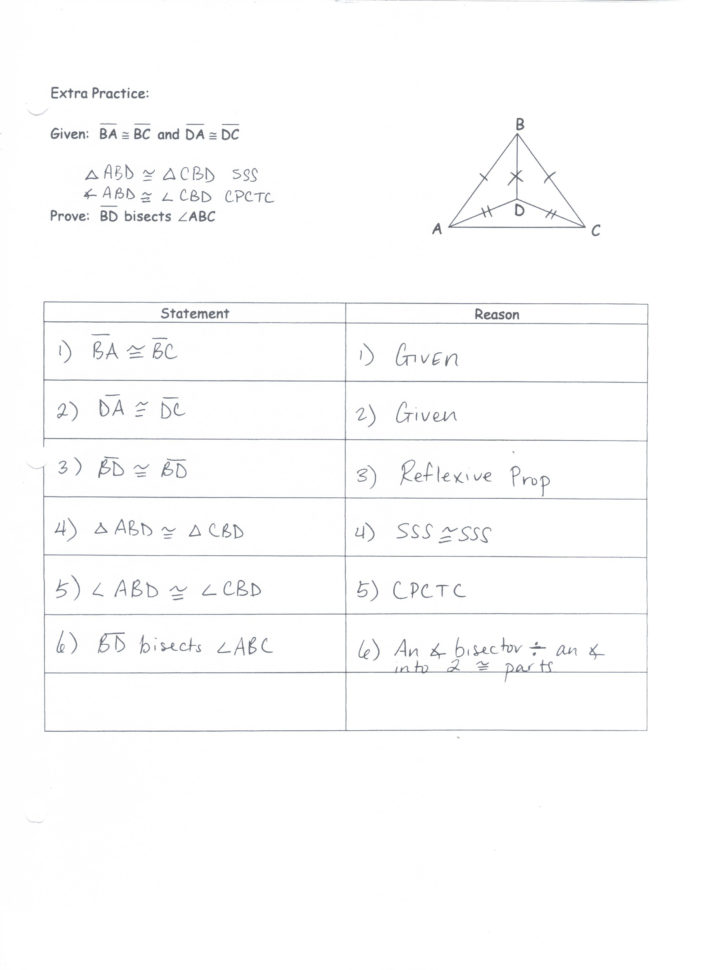 Unit 2 Congruent Triangle Proofs