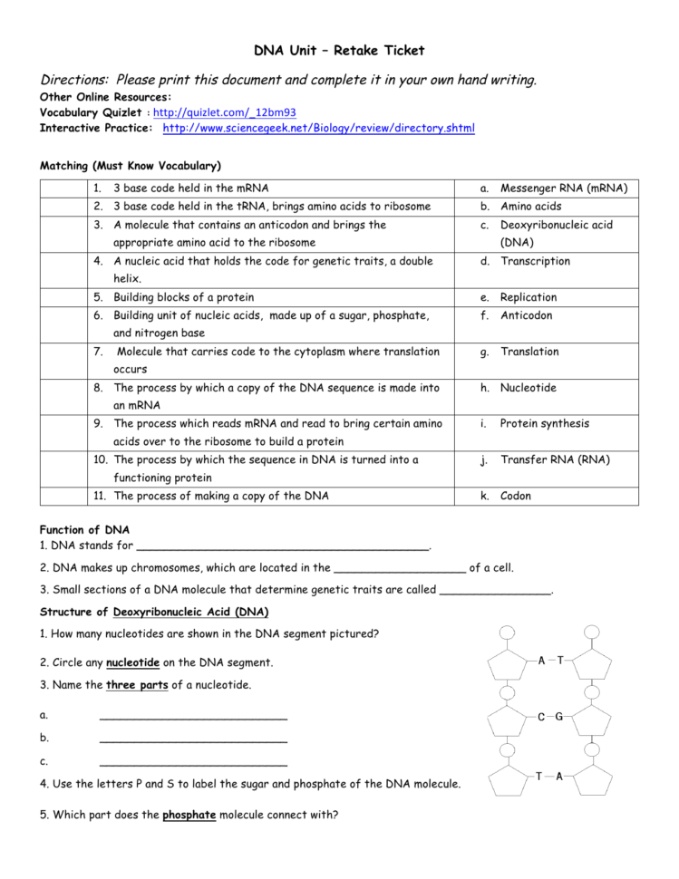 Unit 3 Retake Ticket Unit 3 Retake Ticket