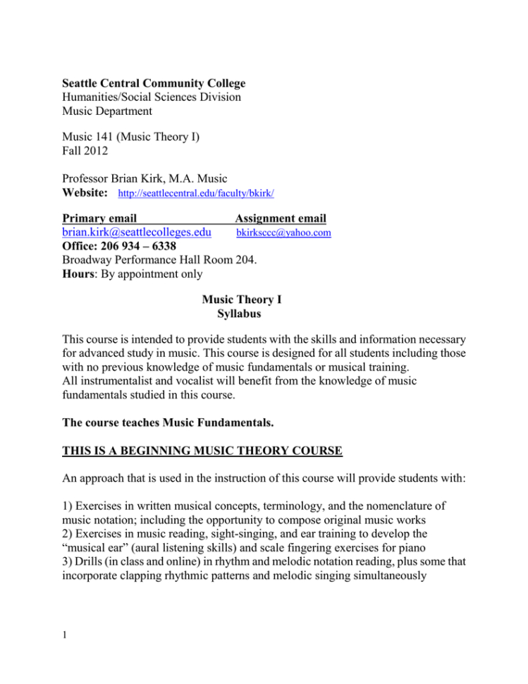 Unit 4  Seattle Central College