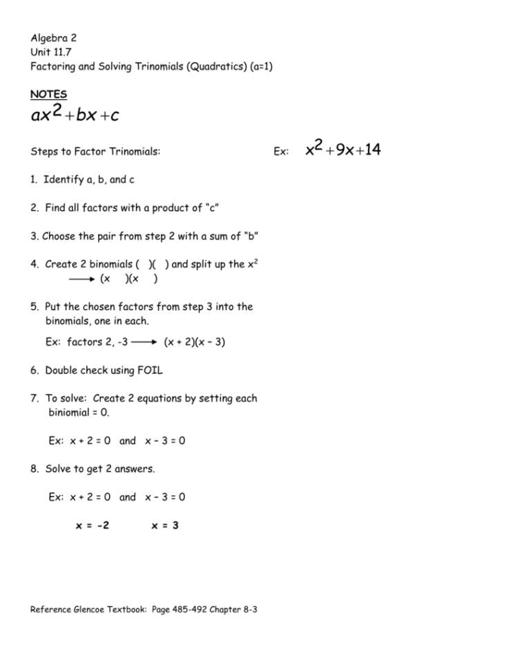 Unit 9 Worksheet