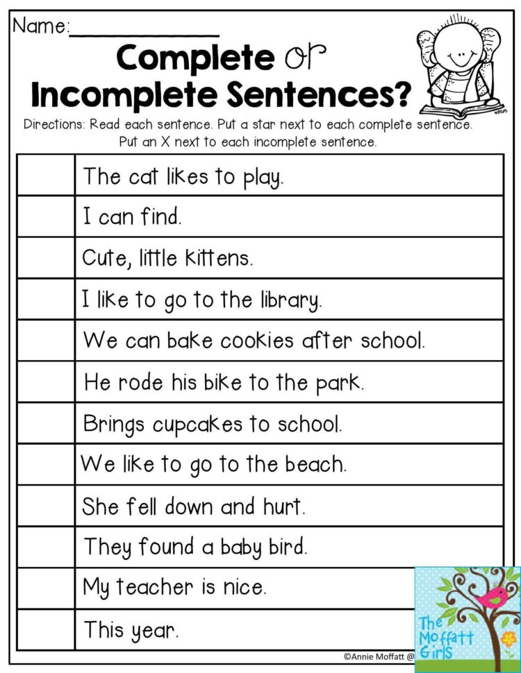 Unscramble Sentences Worksheets 1St Grade Db excel