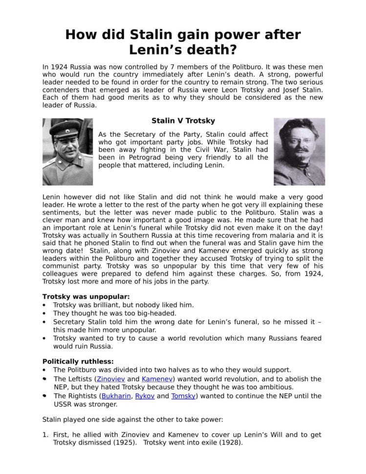 Ussr Power Struggle Worksheet  Asa2 Lesson Resource Ussr Power Struggle Worksheet  Asa2 Lesson Resource