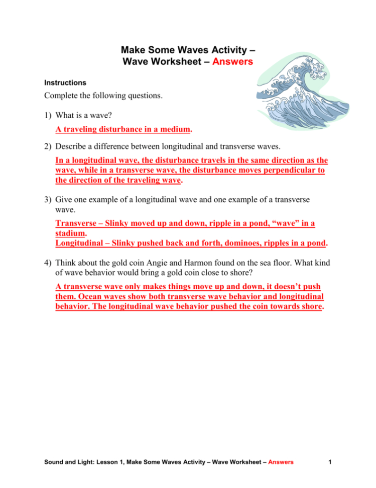Ve Worksheet Answers