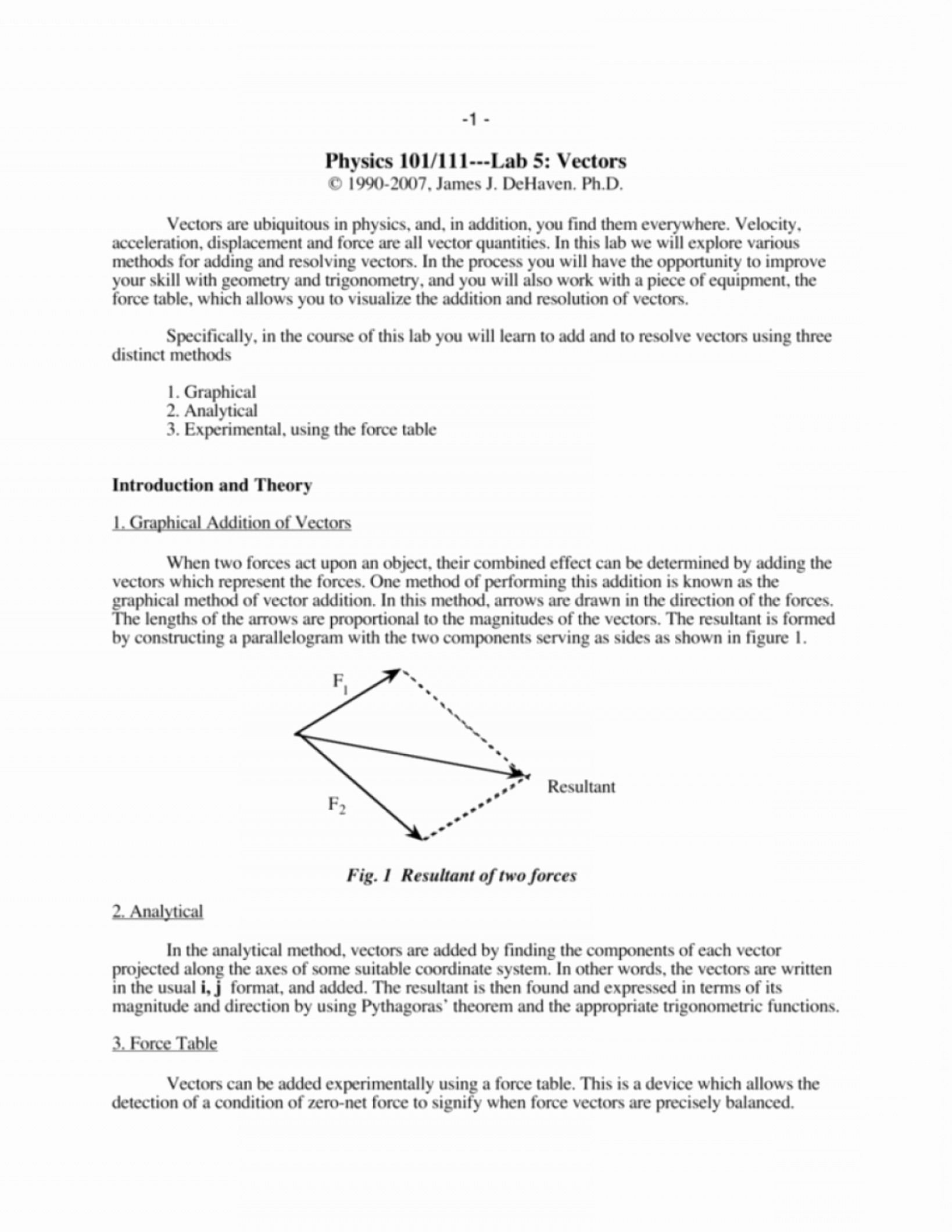 Physics Vector Addition Worksheet Answer Key