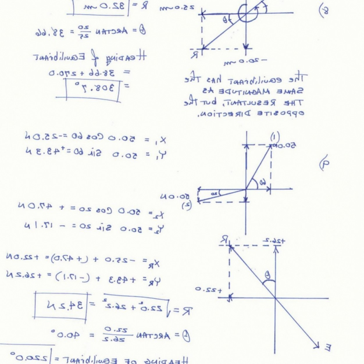 Vector Addition Worksheet Answers