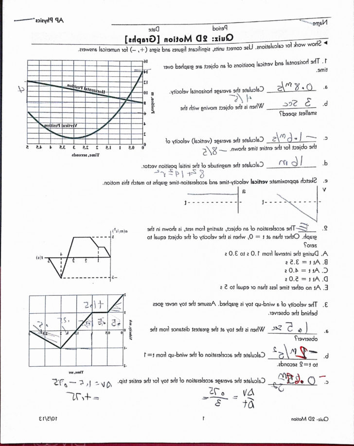 Physics Worksheets With Answers — db-excel.com