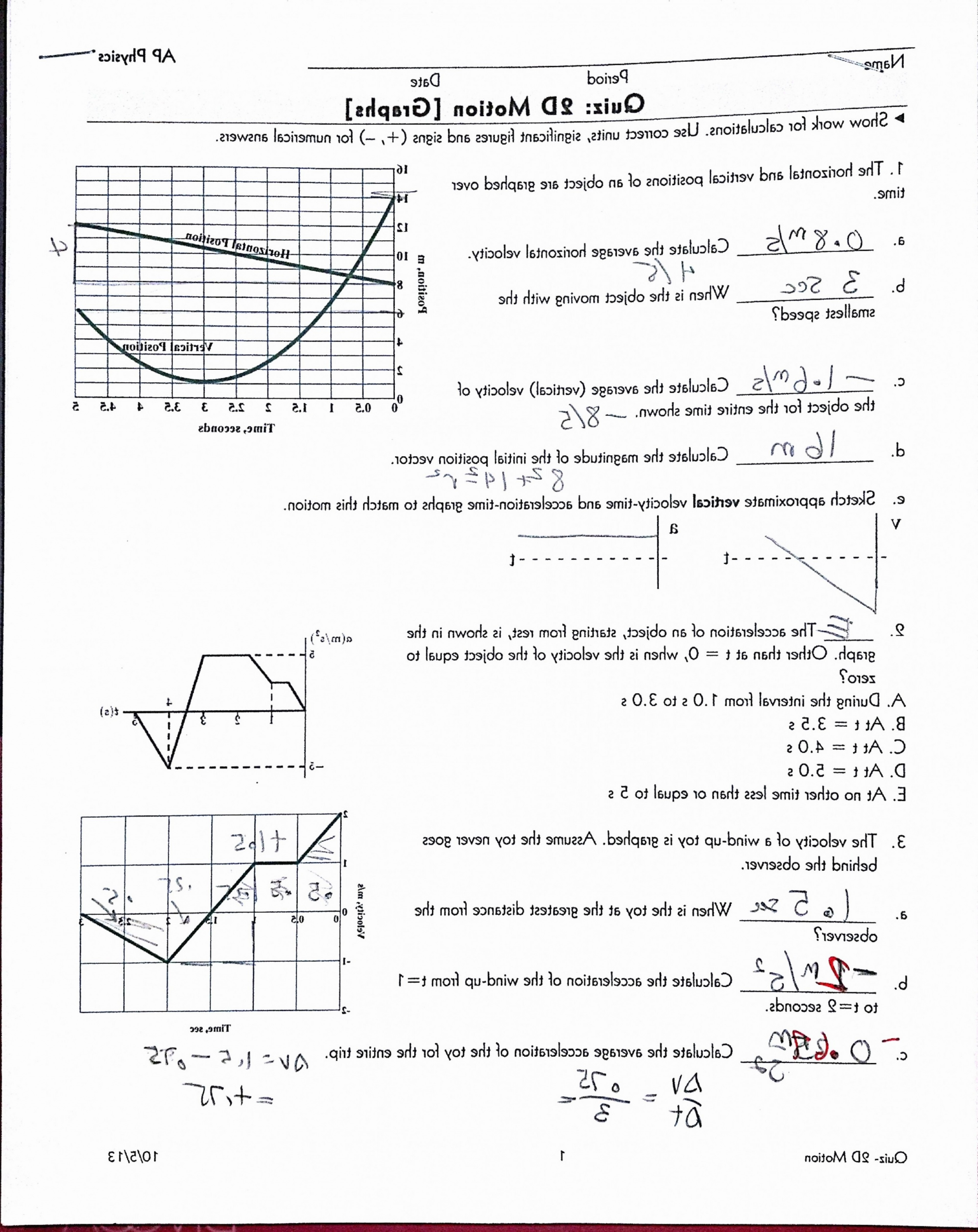 Vector Worksheet Physics Answers Unique Middle School