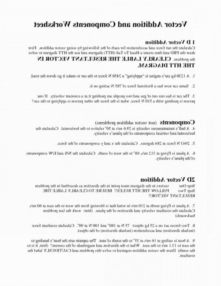Vectors And Projectiles Worksheet Answers Vector Addition db excel com Vectors And Projectiles Worksheet Answers Vector Addition db excel com