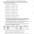 Velength Frequency And Energy Worksheet Answer Key