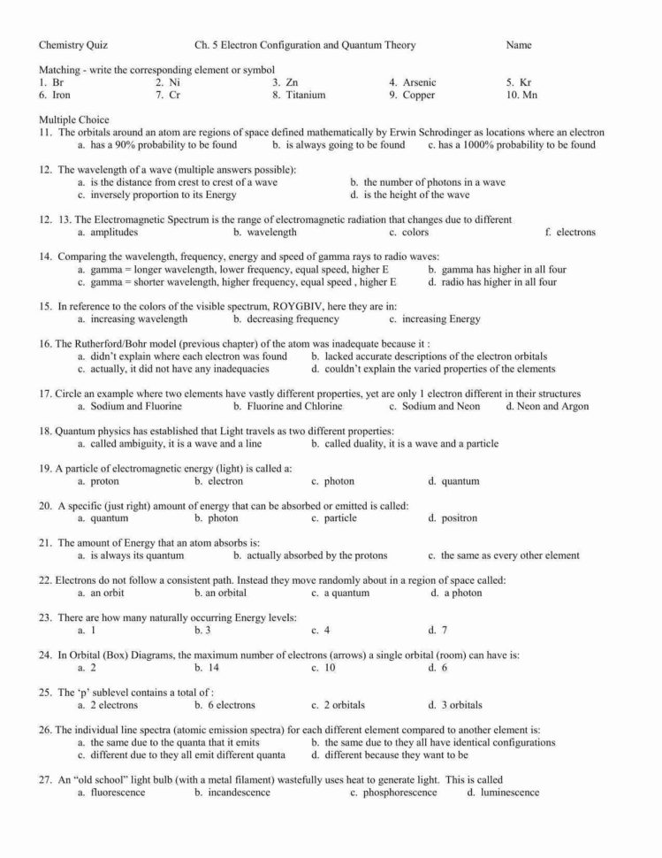 Velength Frequency Speed And Energy Worksheet Answers