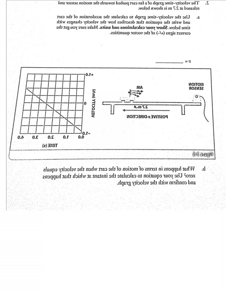 Velocity Time Graph Worksheet
