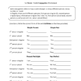 Verbs Worksheets  Verb Conjugation Worksheets