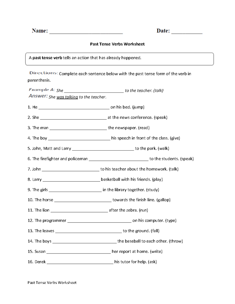 7th grade verb worksheets db excelcom