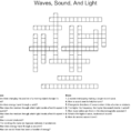 Ves Sound And Light Crossword  Word