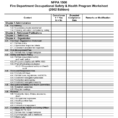 Vfis Nfpa 1500 Checklist