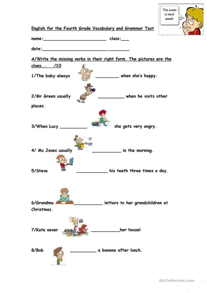 vocabulary and grammar practice verbs present simple english db excelcom