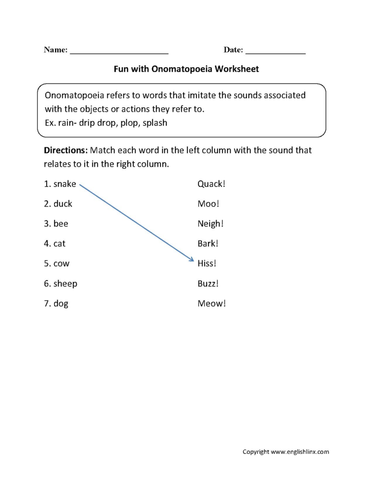 Vocabulary Worksheets Pdf