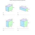 Volume And Surface Area Of Rectangular Prisms With Decimal Numbers A