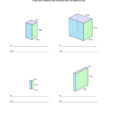Volume And Surface Area Of Rectangular Prisms With Whole Numbers A