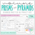 Volume Of Prisms  Pyramids Guided Worksheet Bundle Teks 79A  Kraus Math