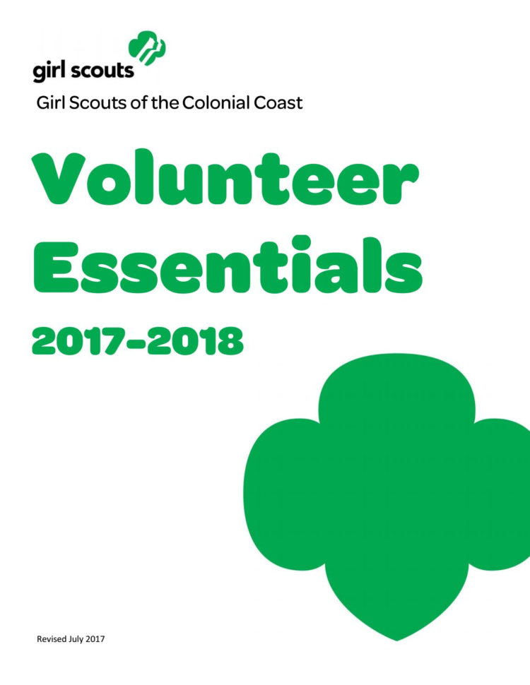 Volunteer Essentialsgirl Scouts Of The Colonial Coast