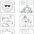 Weather Coloring Sheets For Kindergarten – Dracosheetco