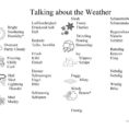 Weather Worksheet German English  English Esl Worksheets