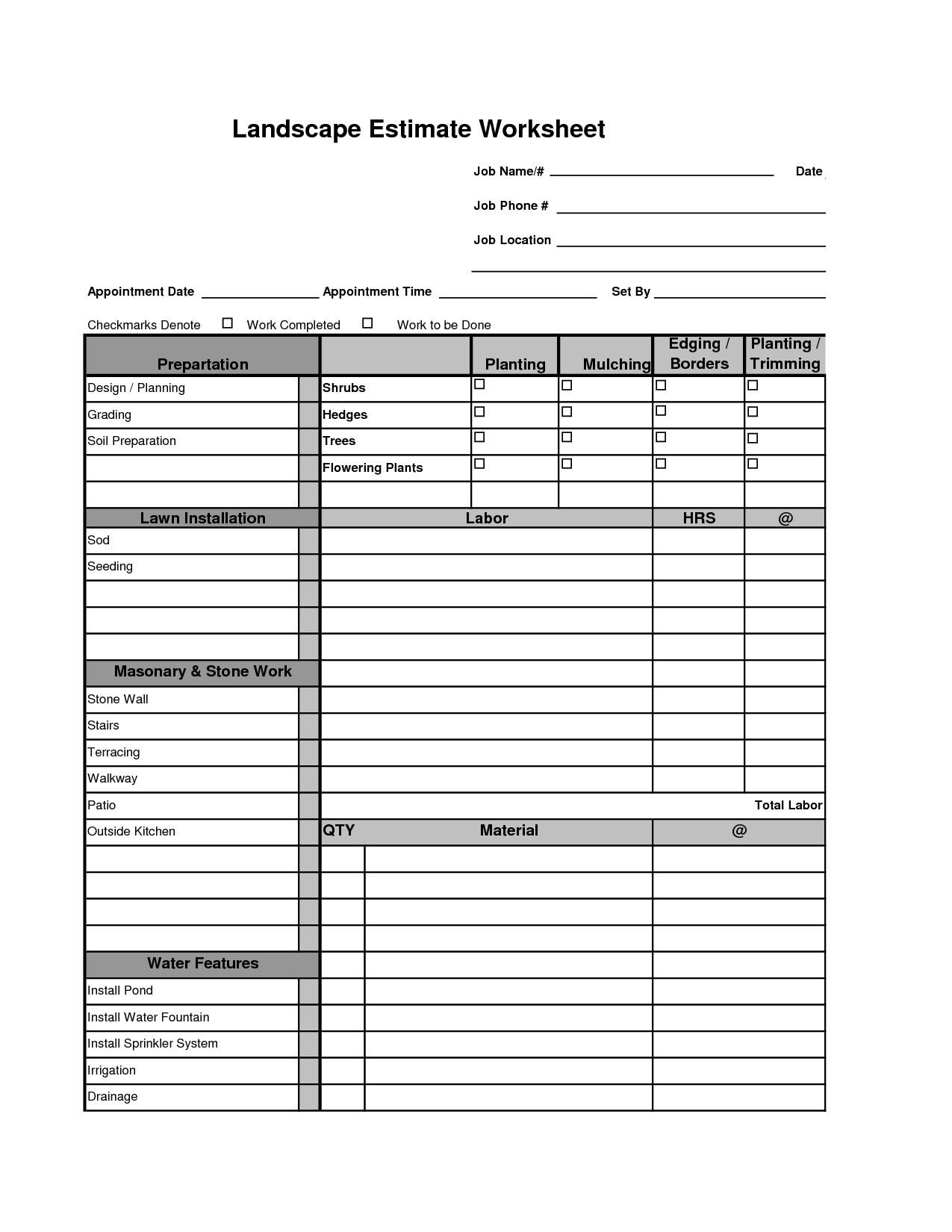 Wedding Flower Planning Worksheet Catering Contract