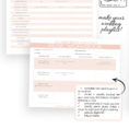 Wedding Music Worksheet Printable  Dj Workbook Printable  Wedding  Planning Printable Pdf Download