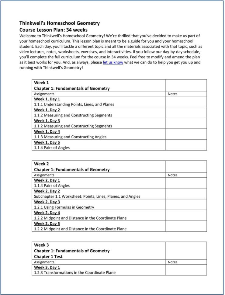 Week 1 Chapter 1 Fundamentals Of Geometry Week 2 Chapter 1