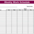 Weekly Schedule Worksheet My Esl Activity Blank Monthly Work