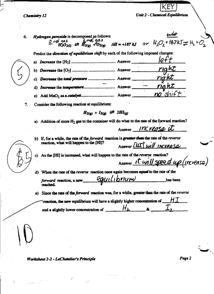 Westgate Mennonite Collegiate Unit 4 Chemical Equilibrium