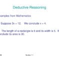 What Is Inductive And Deductive Reasoning In Mathematics