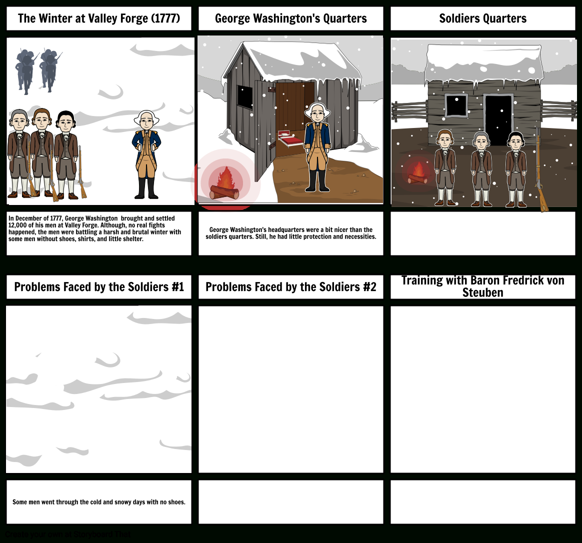 Winter At Valley Forge Storyboardd9A501B5