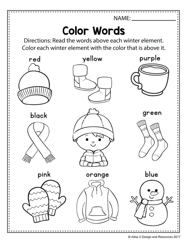 Winter Math Worksheets