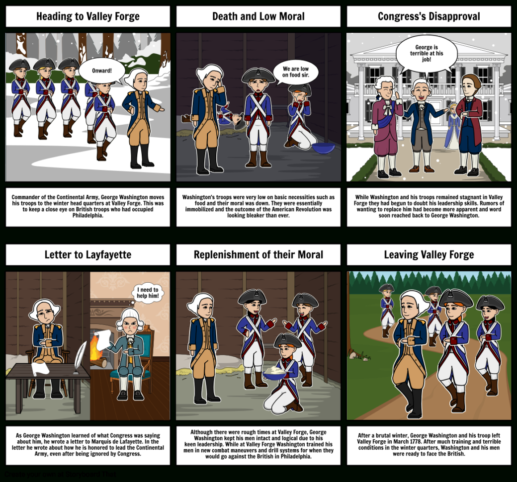Winter Valley Forge Storyboardf8A2F592