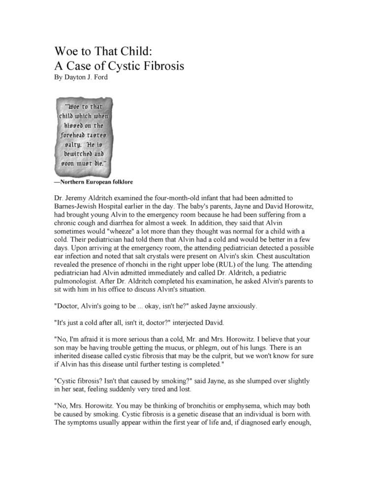 Woe To That Child Key  Ansc 3301  The U Of M  Studocu