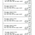 Word Problems Worksheets 1St Grade Grade Math Problems For