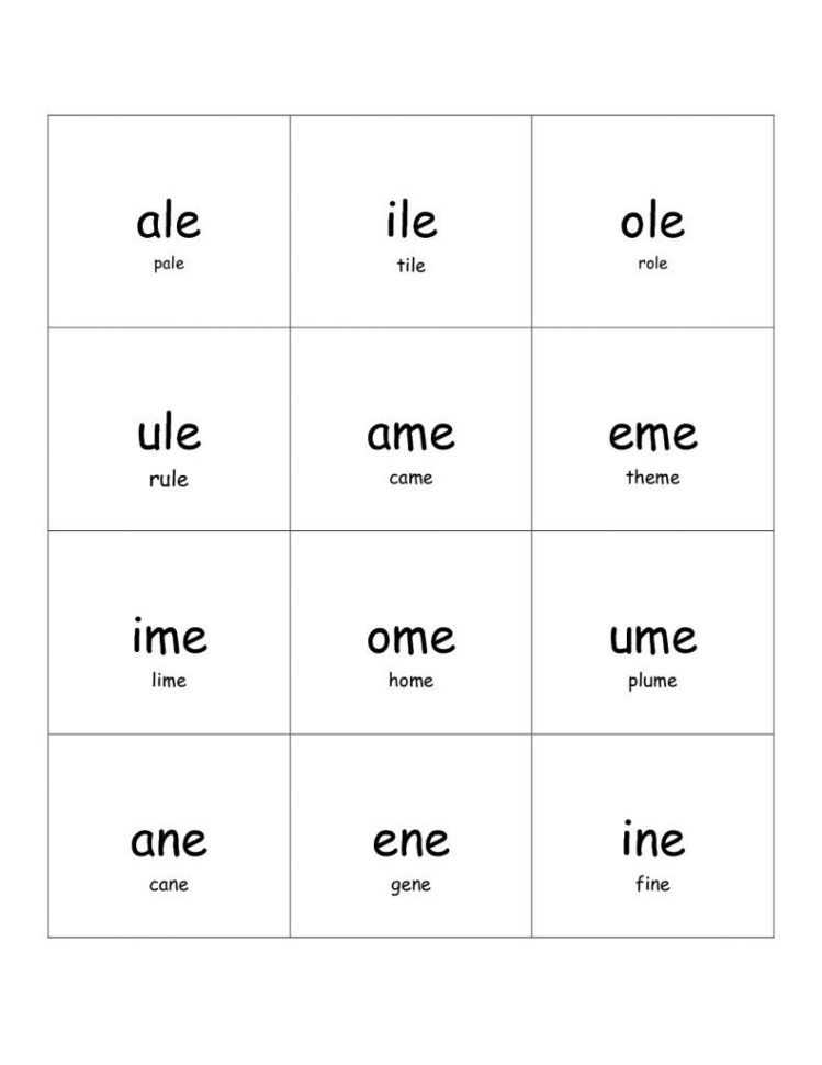 Words With The Same Vowel Sound Worksheets Free Phonics