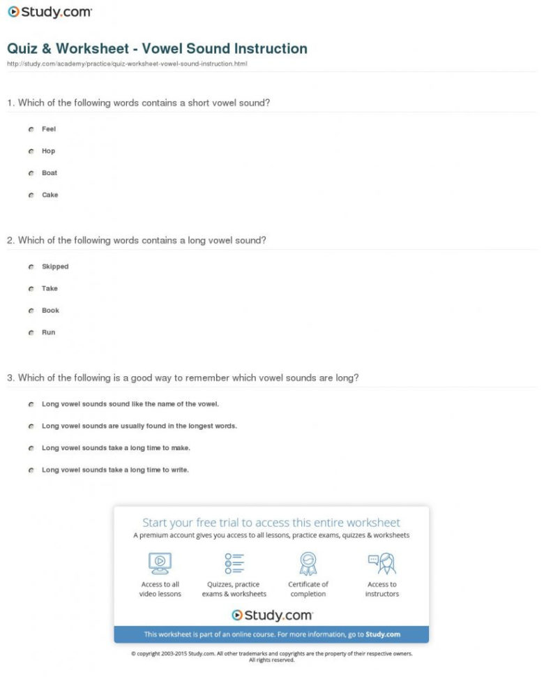 Words With The Same Vowel Sound Worksheets Print Teaching
