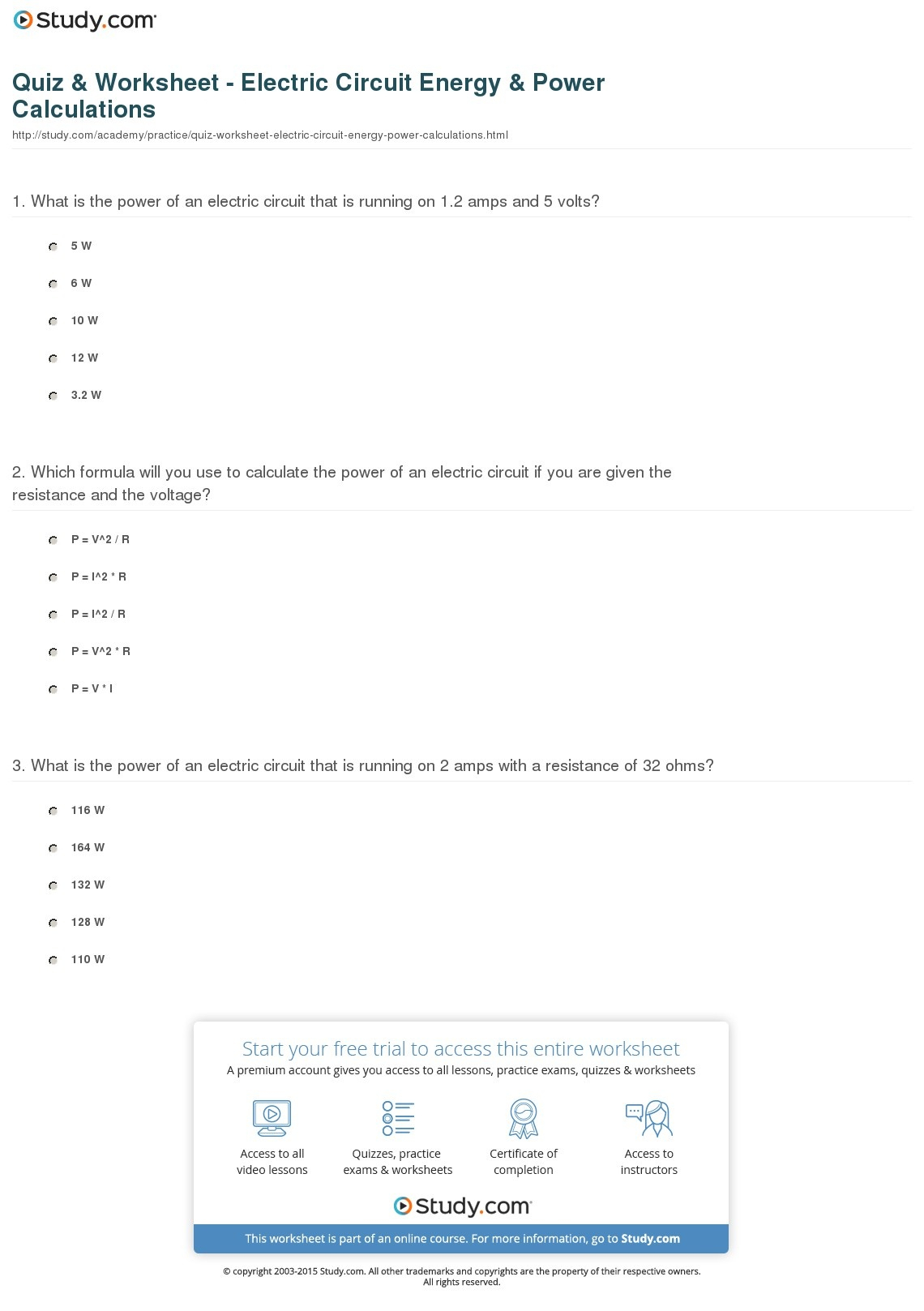 Work And Power Worksheet Calculating Power Worksheet Answer Key — db