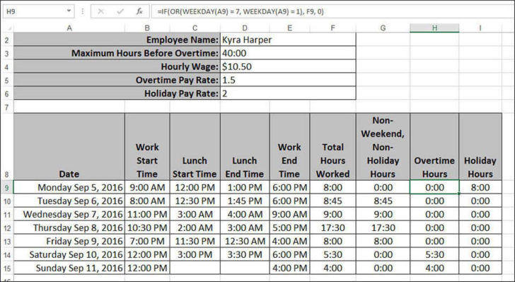 Sep Calculation Worksheet