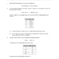Worksheet 11 Calculating Reaction Rate